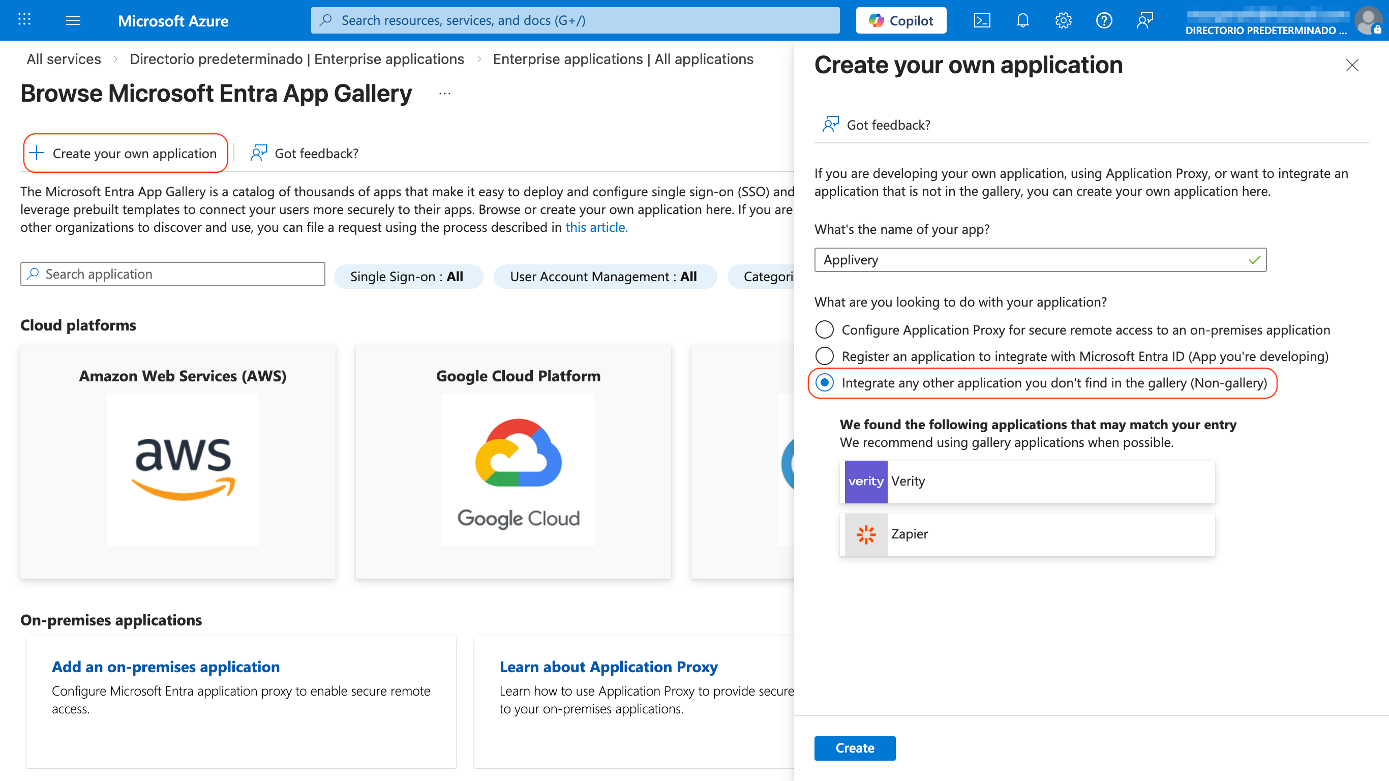 create your own app