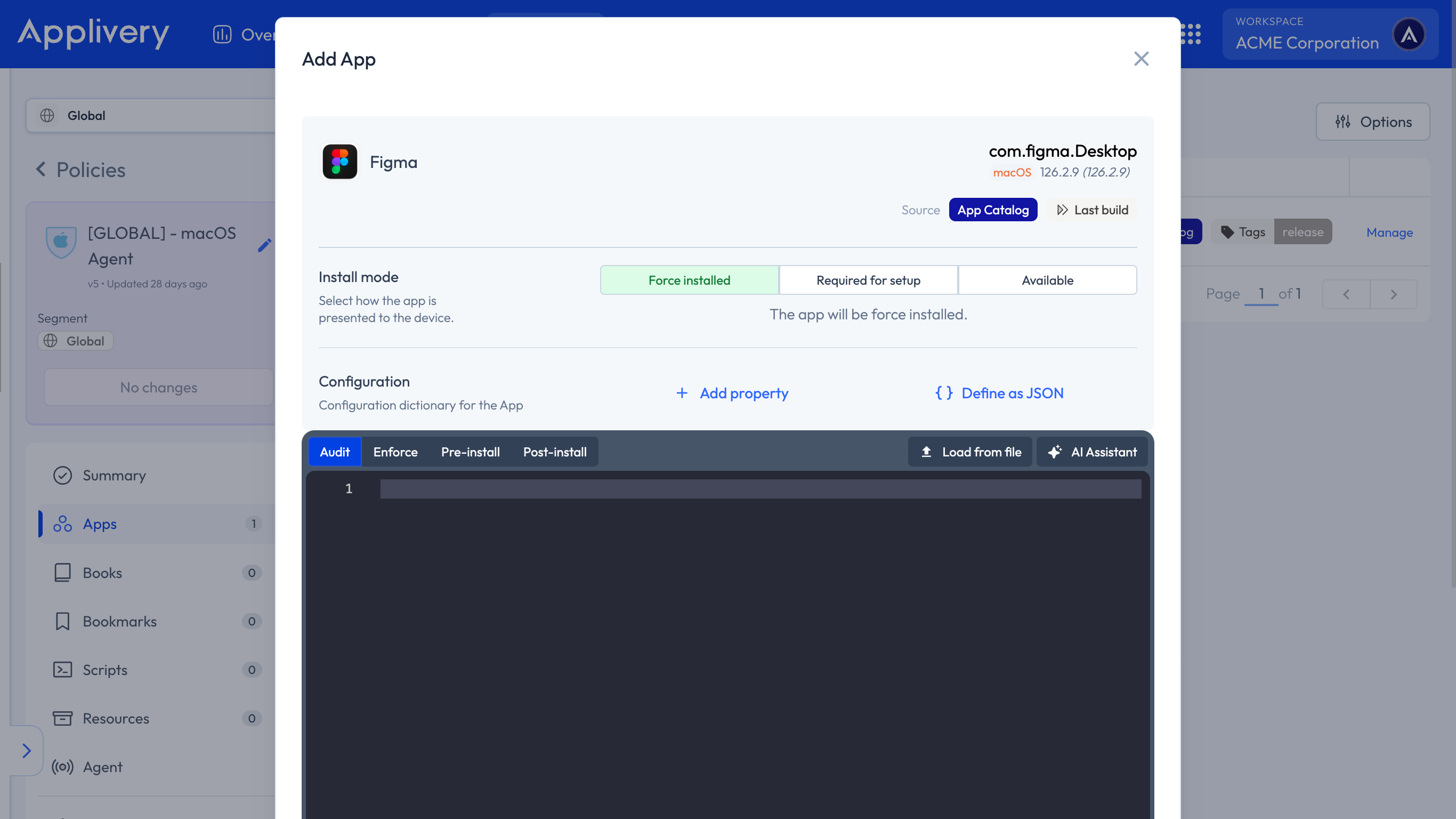app install scripts