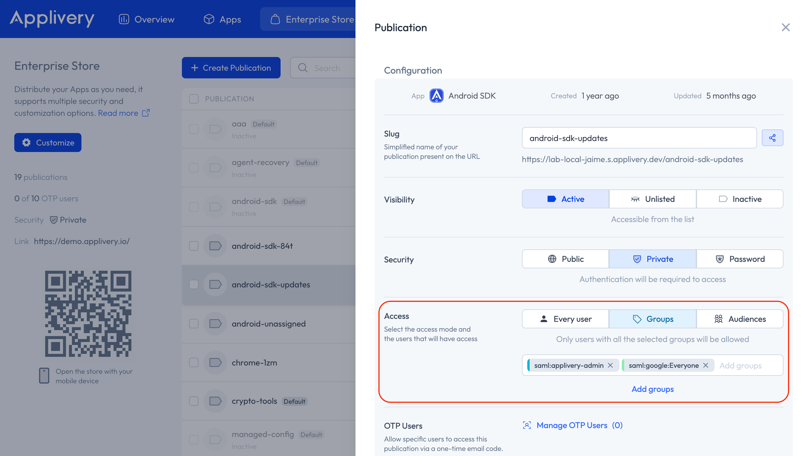 access groups